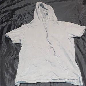 Grey t-shirt hoodie